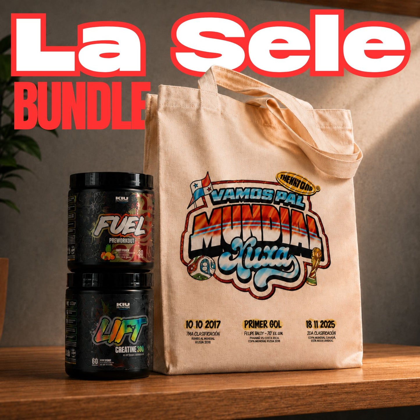 La Sele Bundle - FUEL® Fruit Punch + LIFT® (sin sabor)